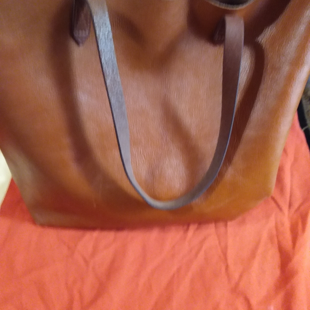 Madewell Transport Classic Brown Leather Tote Bag - Everyday Carry